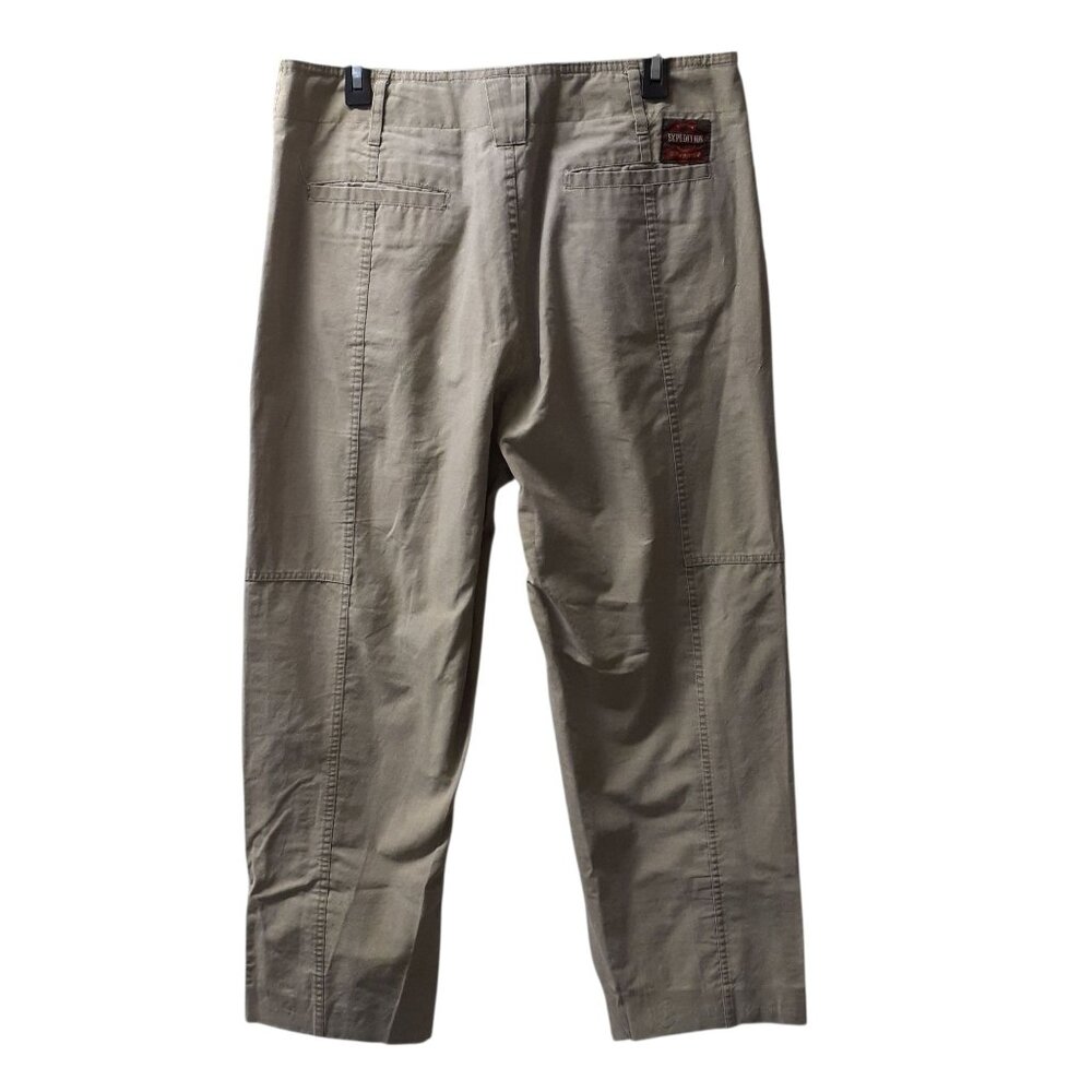 Expedition Cotler Chino Pants Mens Size 28 Beige Straight Leg Mid Rise Cotton - Picture 2 of 8